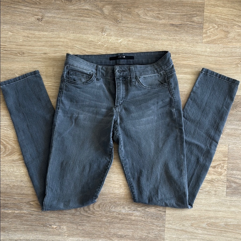 Joe's Gray Denim Skinny Jeans